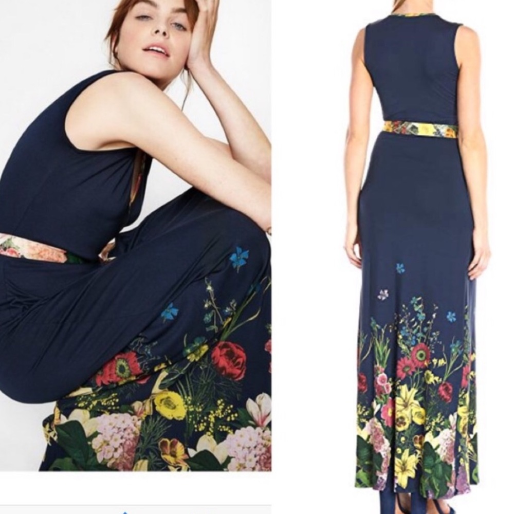 Desigual Botanical Knitted Sleeveless Dress🌺 - Picture 3 of 5